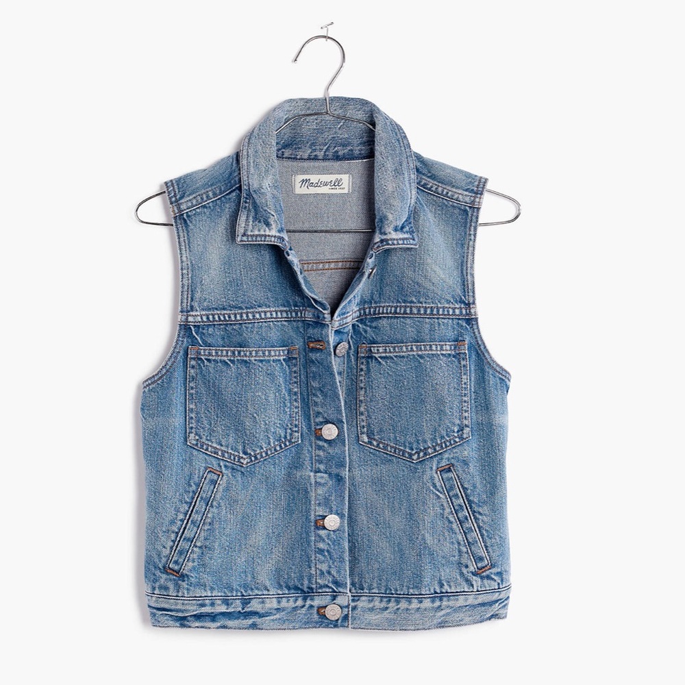 NWOT Madewell The Pocket Jean Vest